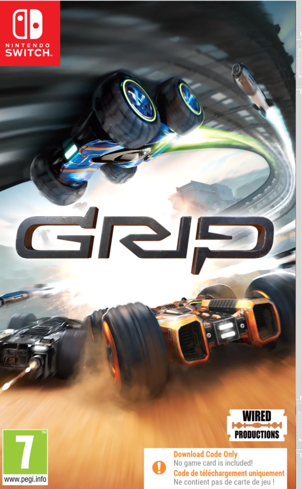 GRIP Combat Racing Nintendo SWITCH (Code de téléchargement)^WIRED PRODUCTION Outlet