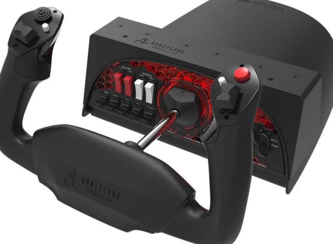 Honeycomb Aeronautical Alpha Flight Controls Yoke & Switch Panel^Aerosoft Sale