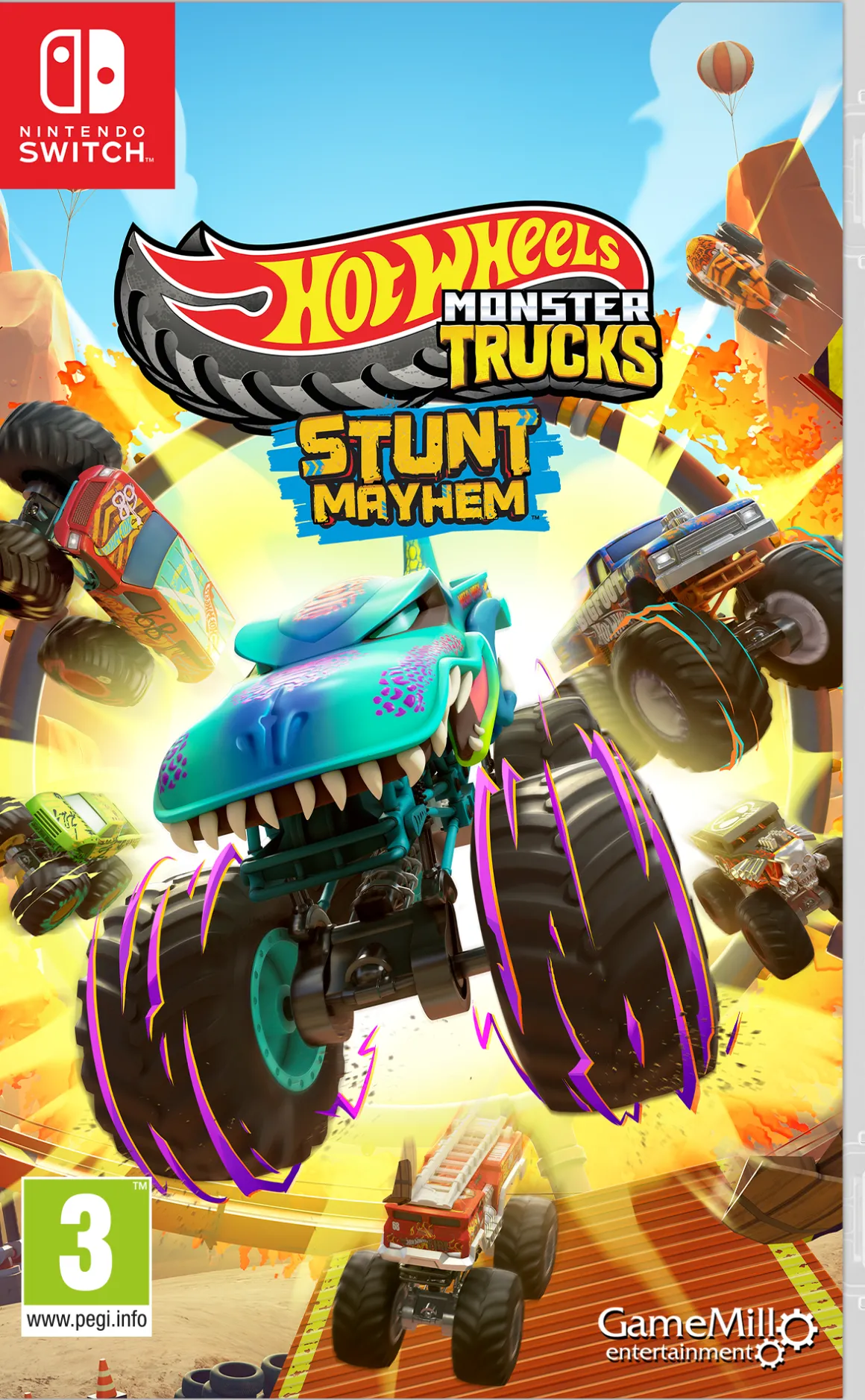 Hot Wheels Monster Truck Stunt Mayhem Nintendo Switch^GAMEMILL New