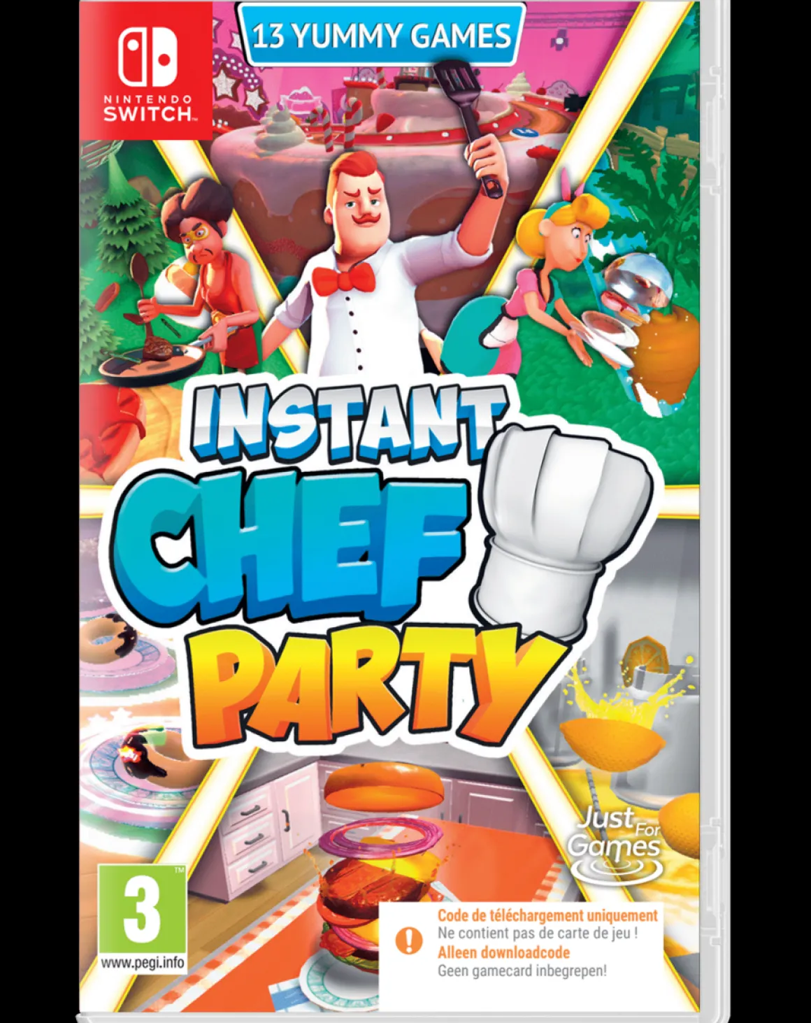 Instant Chef Party Nintendo SWITCH (Code de téléchargement)^Just For Games Best Sale
