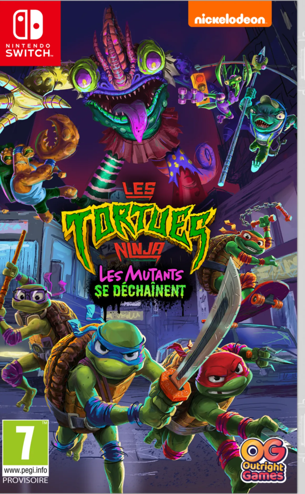 Les Tortues Ninja Les Mutants se Déchaînent Nintendo SWITCH^Outright Games Fashion