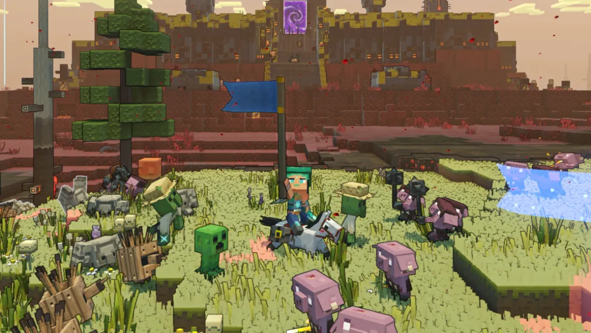 Minecraft Legends Deluxe Edition PS4^Mojang Studios Fashion