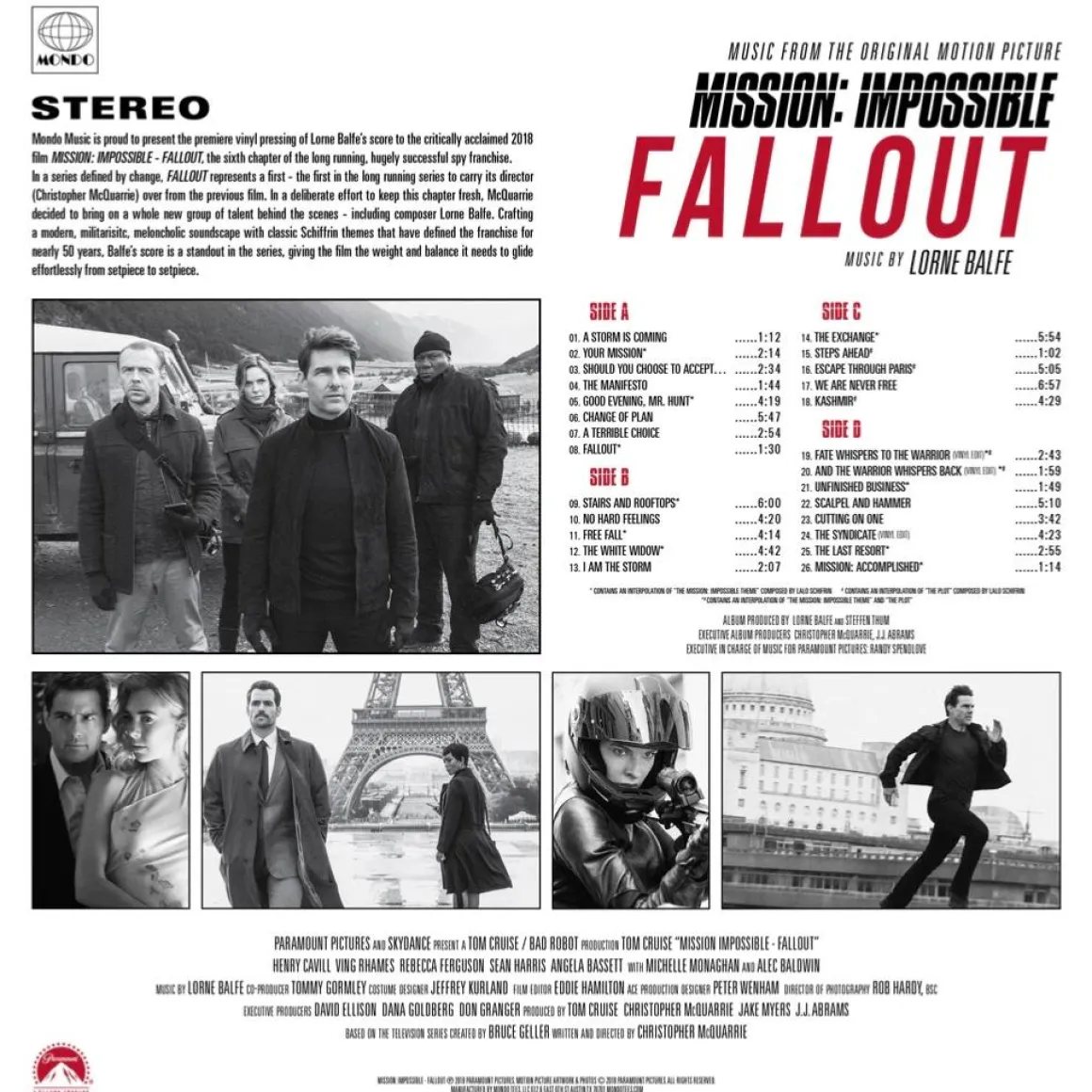 Mission Impossible Fallout - 2LP^MONDO Online