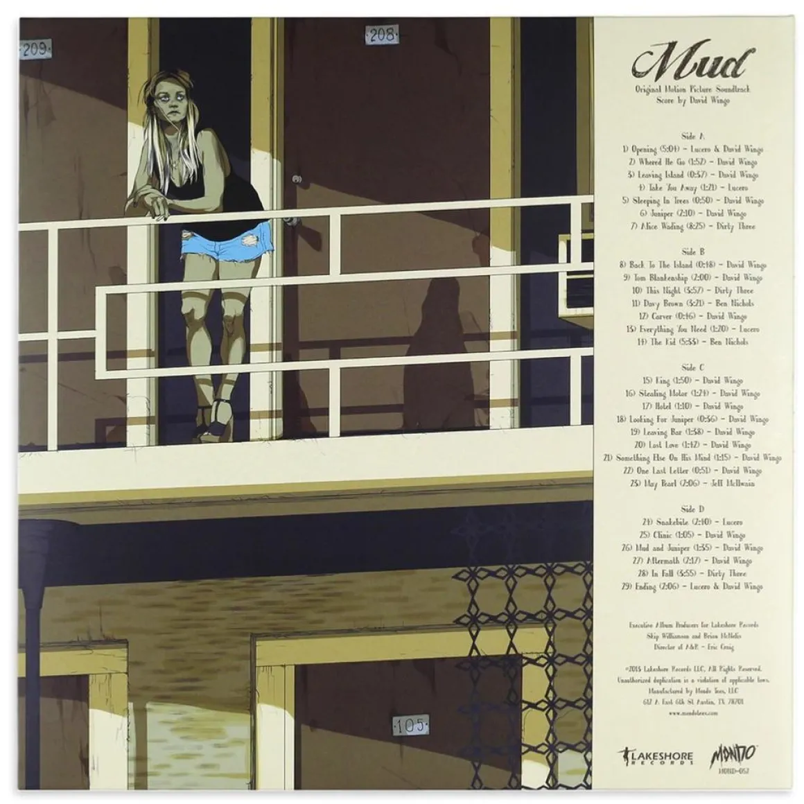 Mud Original Motion Picture Soundtrack Vinyle - 2LP^MONDO New