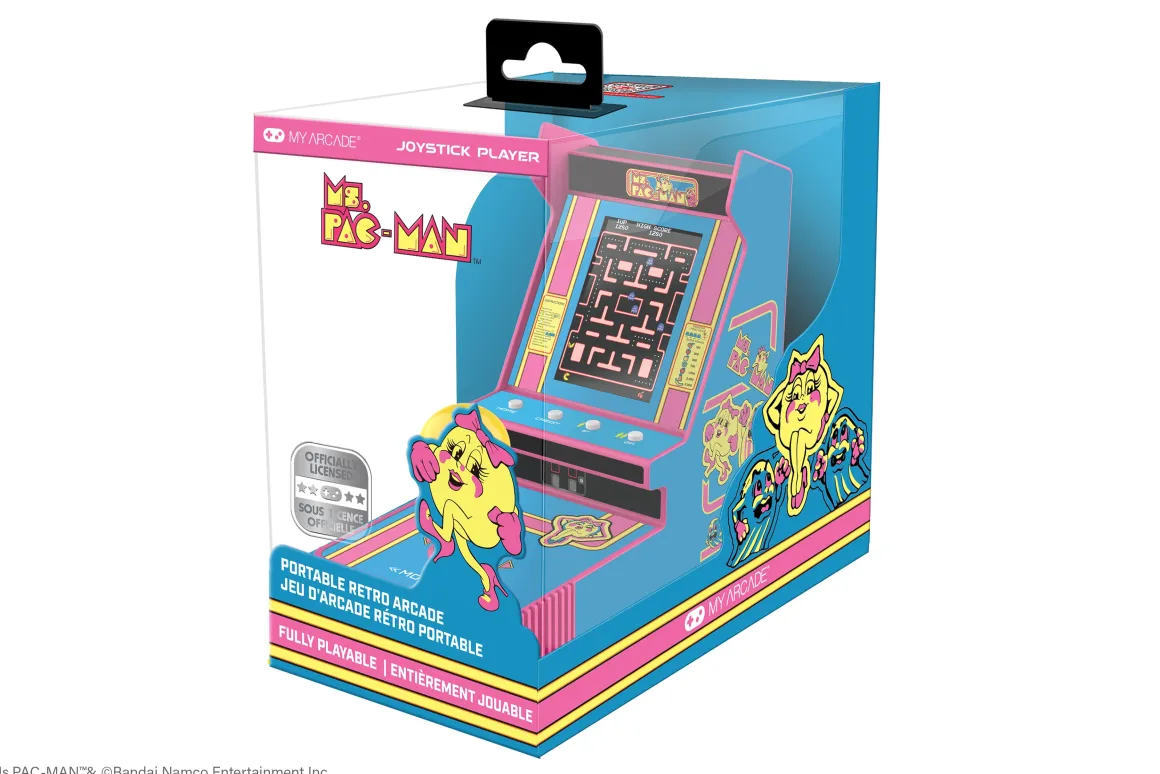 - Joystick Player Portable Ms. Pac-Man^My Arcade Cheap