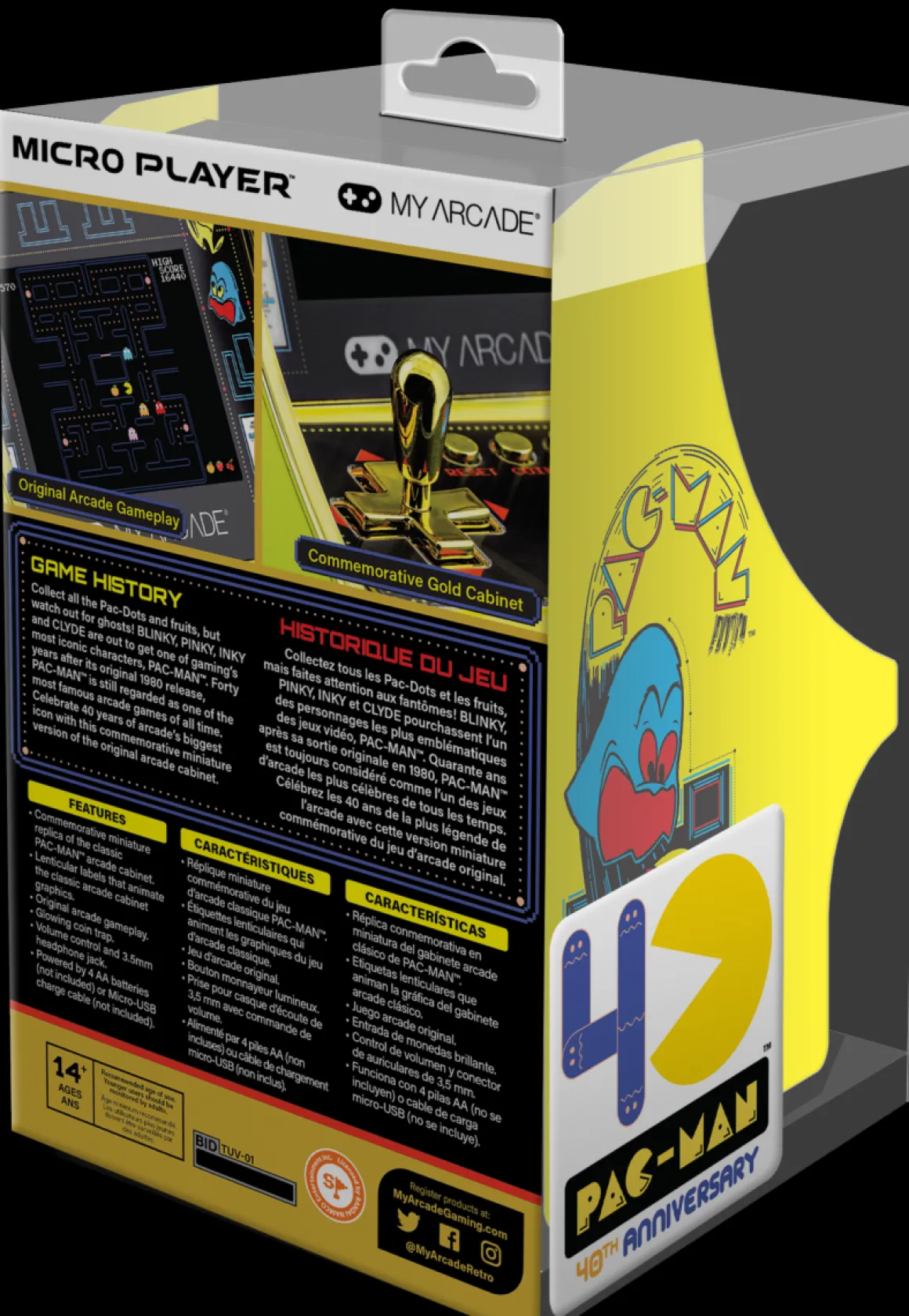 - Micro Player Pac-Man 40th Anniversary (Premium Edition)^My Arcade Cheap