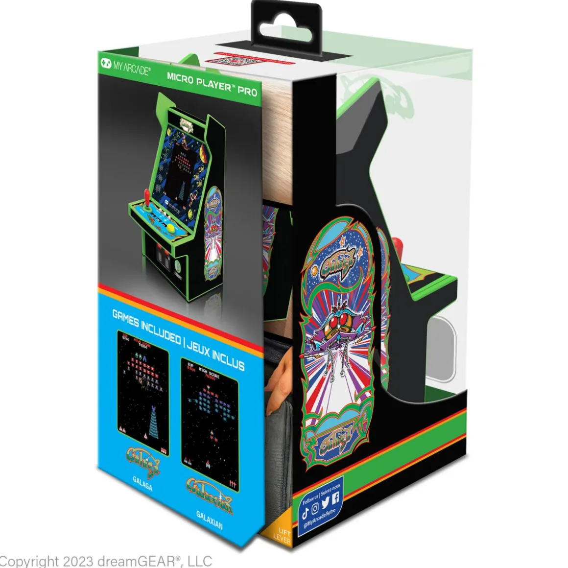 - Micro Player PRO Galaga & Galaxian Bandai-Namco - Mini Borne Retro^My Arcade Store