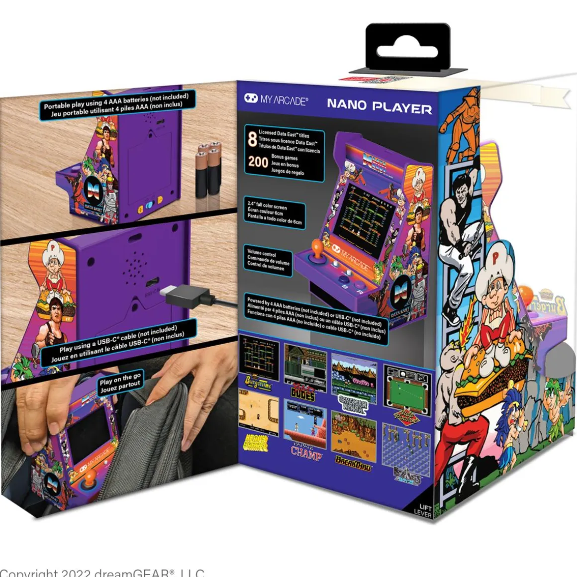 - Nano Player Data East Hits (208 Games in 1)^My Arcade Cheap