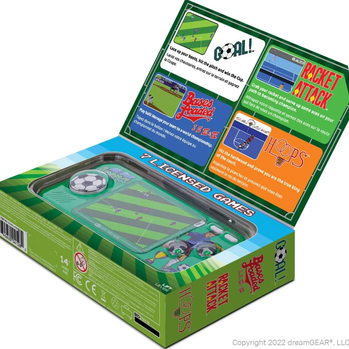 - Pocket Player All-Star Arena - Console de Jeu Portable - 307 Jeux en 1^My Arcade Best