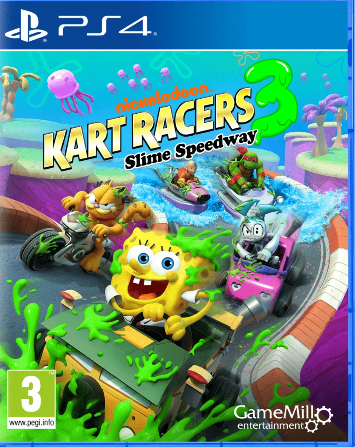 Nickelodeon Kart Racers 3 Slime Speedway 3 PS4^GAMEMILL Outlet