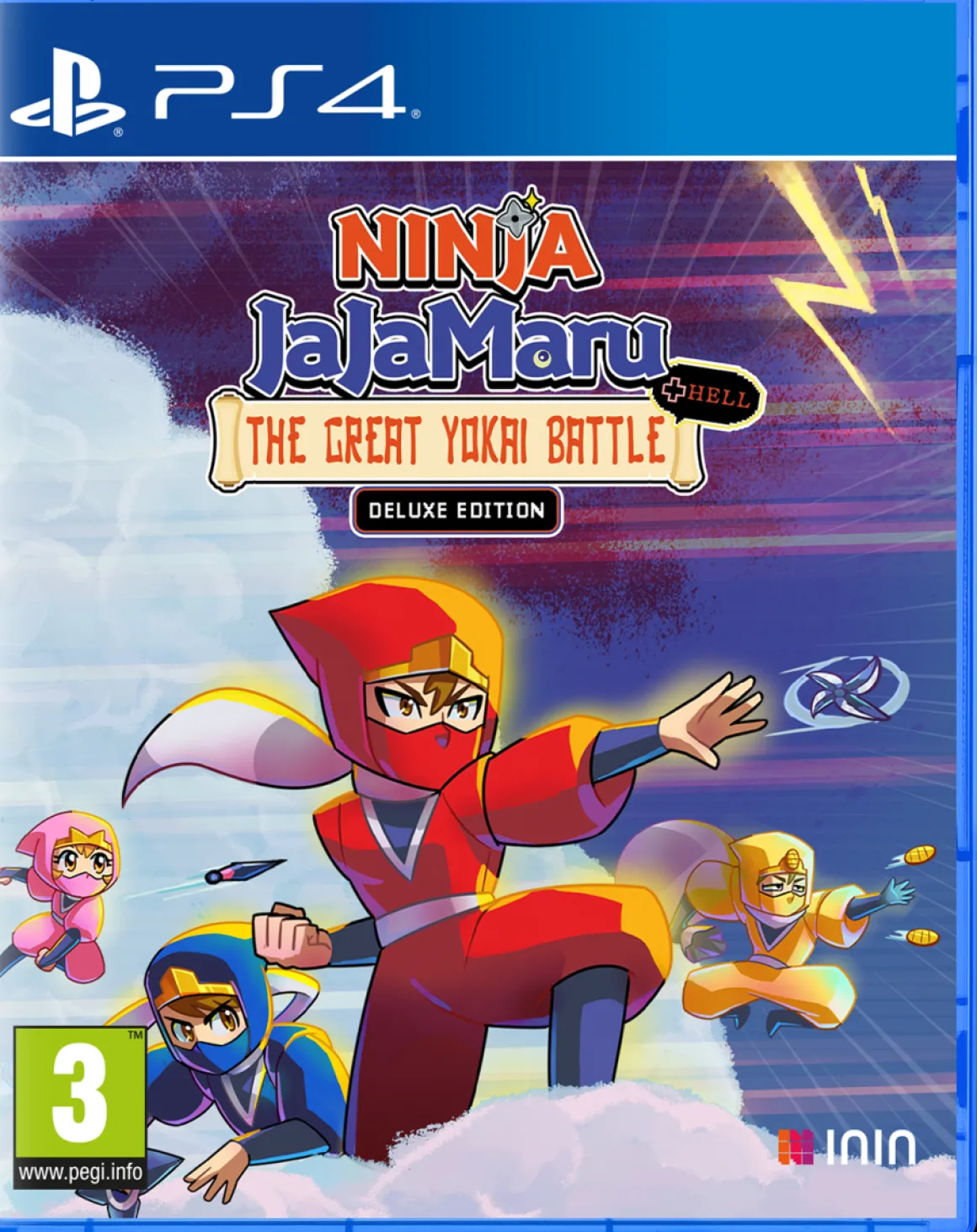 Ninja JaJaMaru The Great Yokai Battle + Hell Deluxe Edition PS4^ININ New