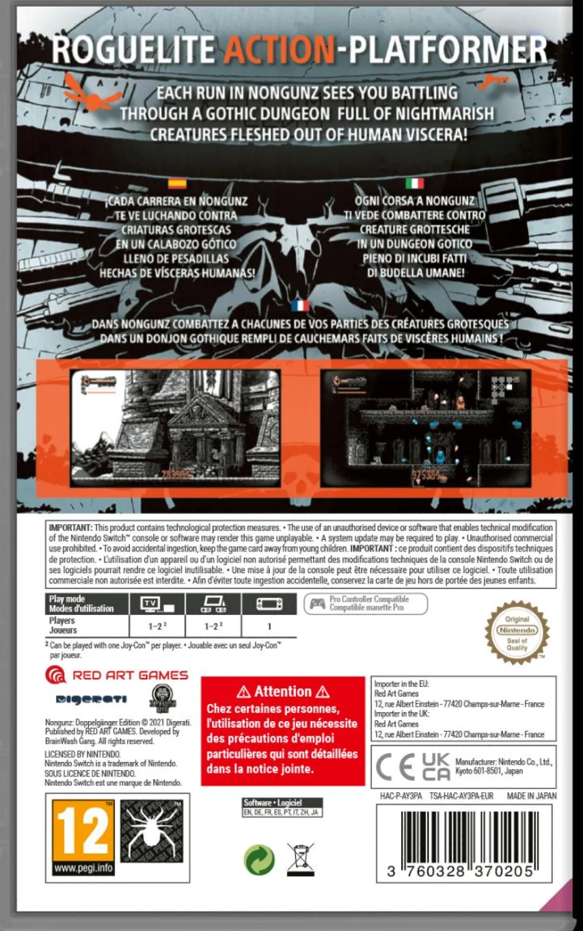 Nongunz Doppelganger Edition Nintendo Switch^Red Art Games Cheap