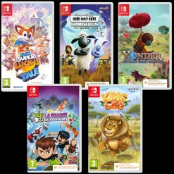 Pack 5 jeux de plateforme Nintendo Switch (Code in a Box)^Just For Games Best Sale