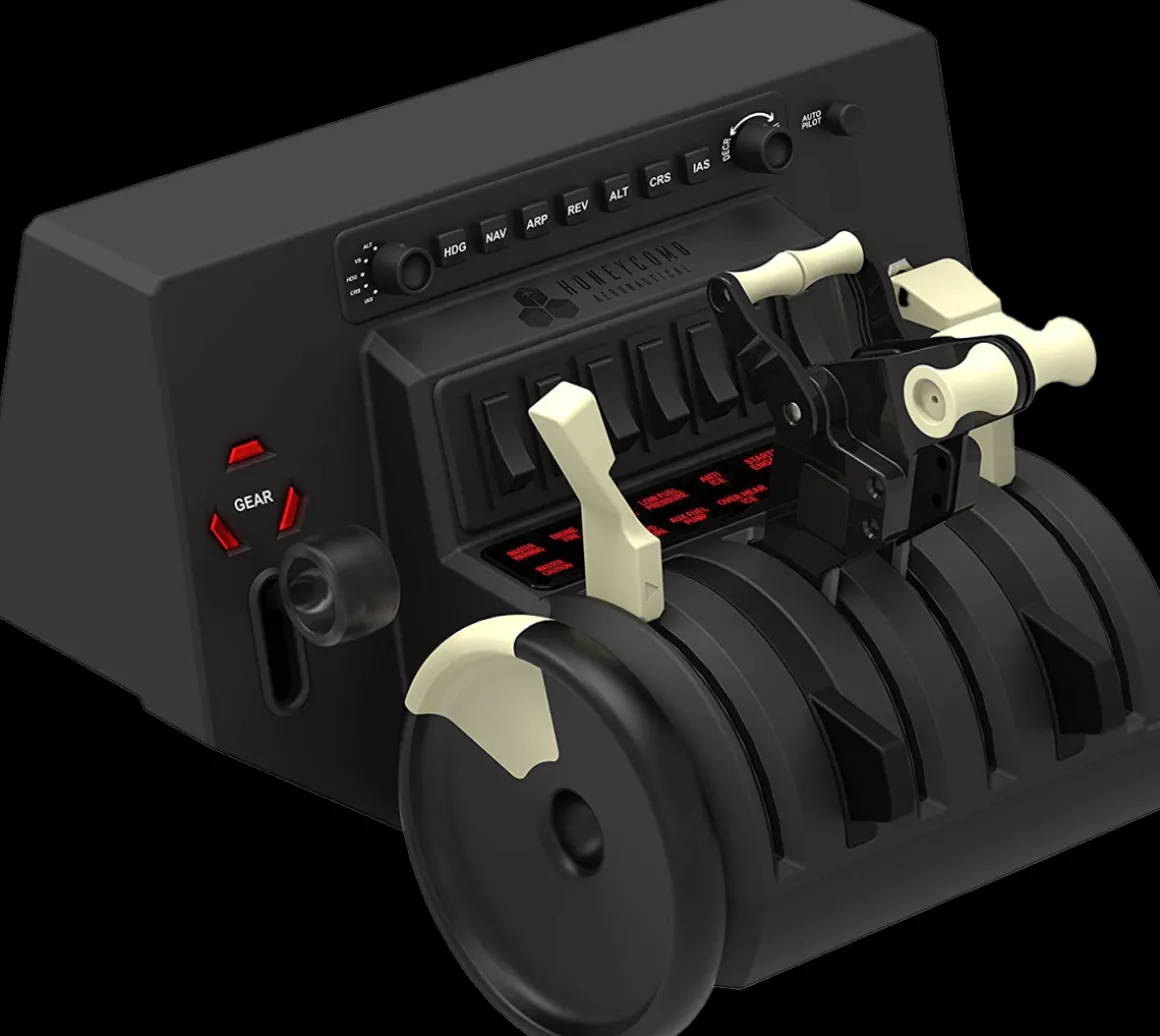 Pack Honeycomb - Bravo Throttle Quadrant + Alpha flight controls yoke^Aerosoft Store