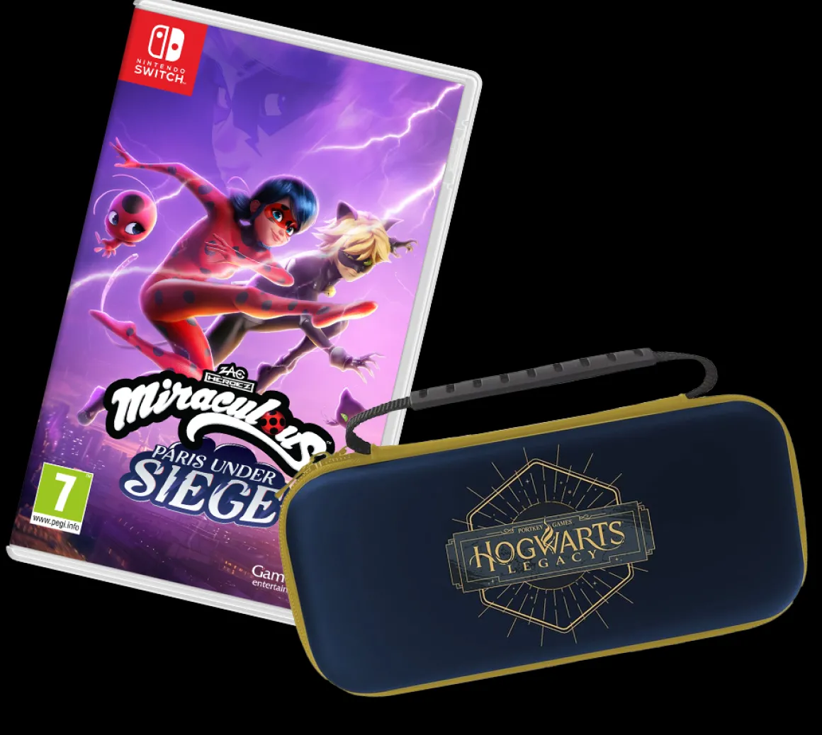 Pack Jeu Miraculous Paris Under Siege + Housse Switch Hogwarts Legacy^Shop Just for Games Cheap
