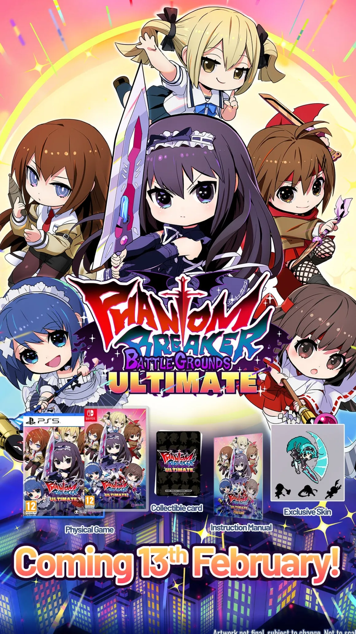 Phantom Breaker Battle Grounds Ultimate Day 1 Edition Playstation 5^PQUBE New