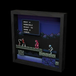 Pixel Frames - Castlevania Horrible Night - 23x23 cm^Level Up Labs Best Sale