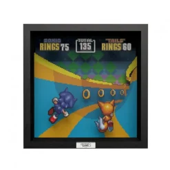 Pixel Frames - Sonic the Hedgedog 2 Special Stage - 23x23 cm^Level Up Labs Store