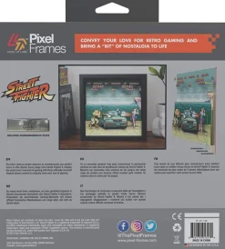 Pixel Frames Street Fighter II : Car Scene - 23 x 23 cm^Level Up Labs Store
