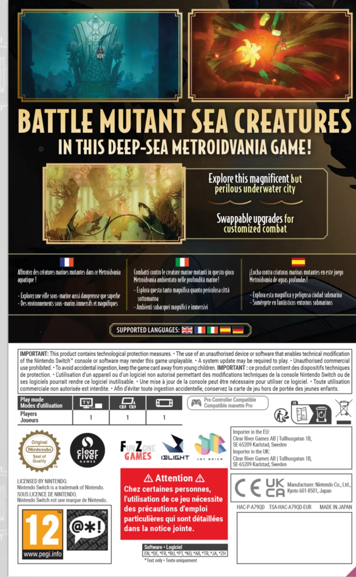 Pronty Mystères des Profondeurs Nintendo Switch^Clear River Games Cheap