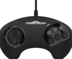 - Manette Filaire Noire BIG6 Sega Mega Drive & Genesis - Port d'origine^retro-bit Online