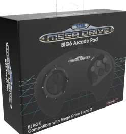 - Manette Filaire Noire BIG6 Sega Mega Drive & Genesis - Port d'origine^retro-bit Online