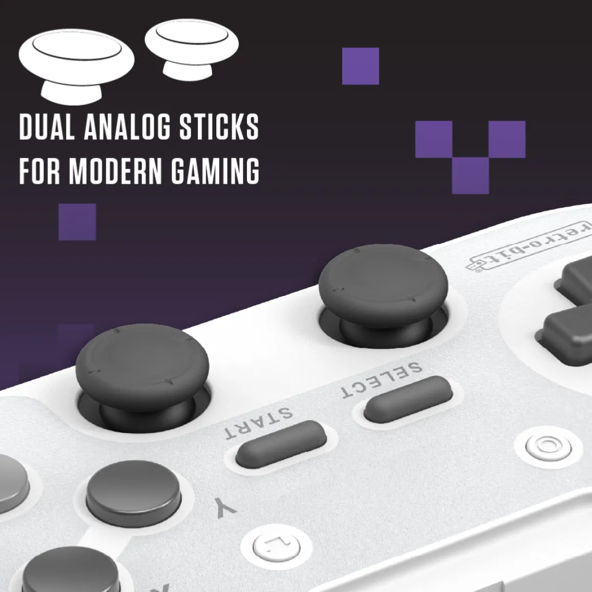 Legacy 16 sans fil & USB - Grise (Dongles USB & SNES inclus)^retro-bit Online