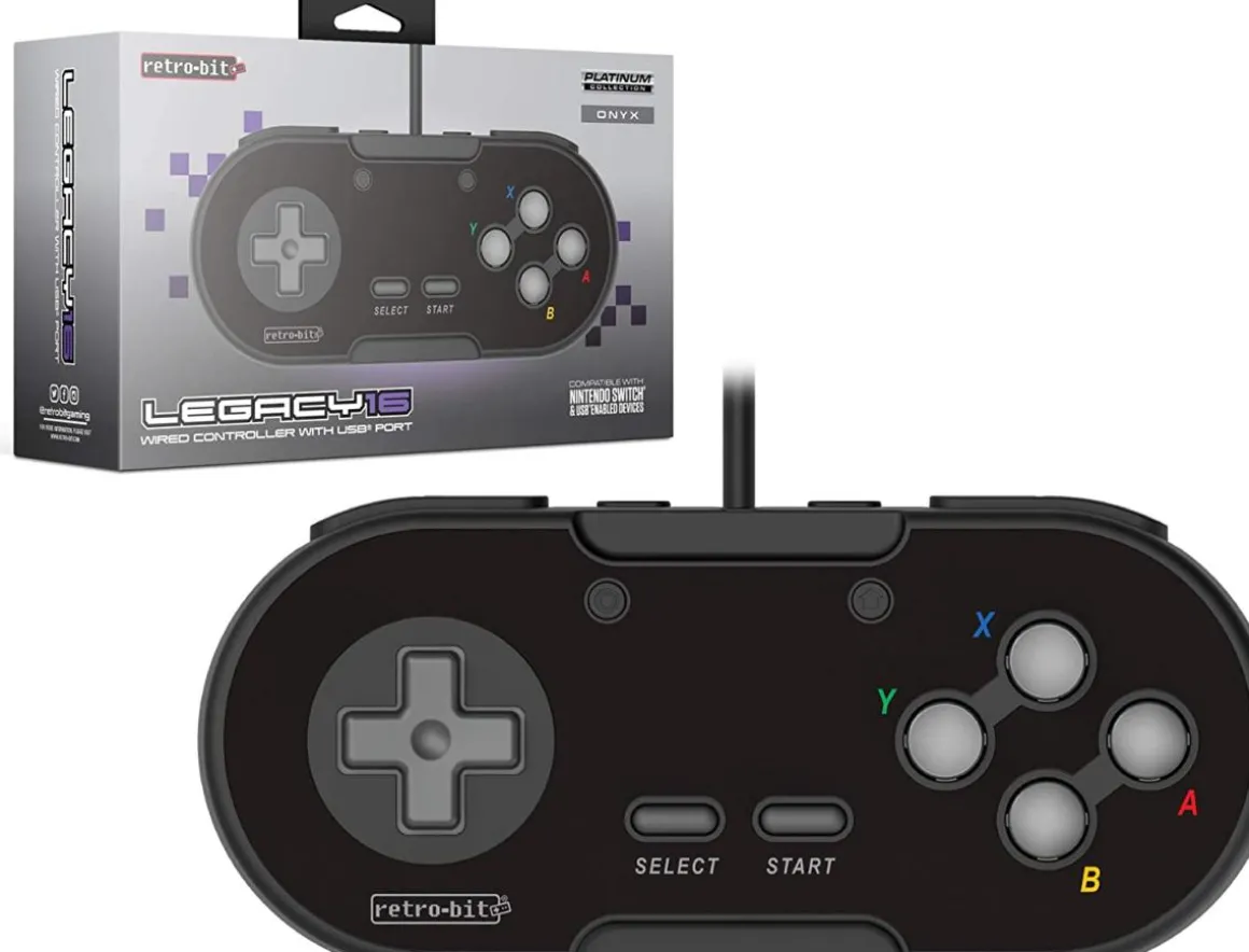 Legacy 16 USB pad Black^retro-bit Flash Sale