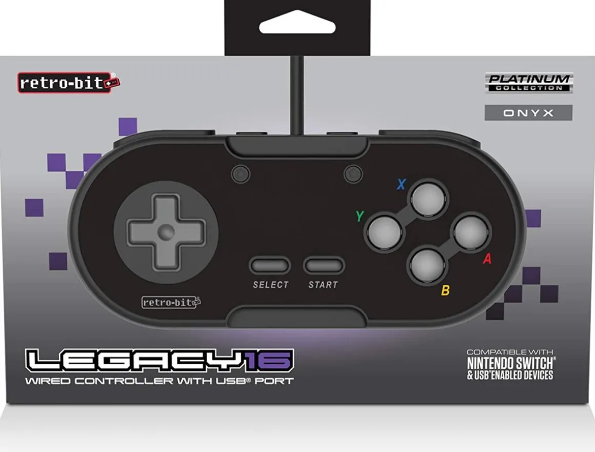 Legacy 16 USB pad Black^retro-bit Flash Sale