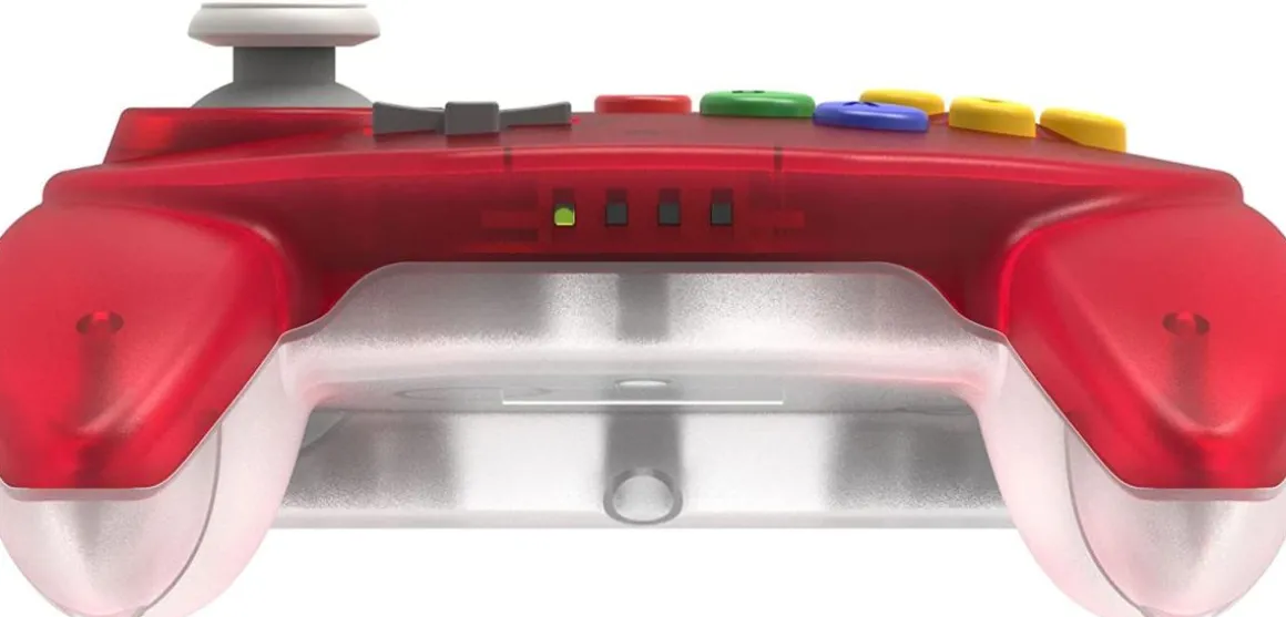 Tribute 64 2.4GHz Manette sans Fil pour Nintendo 64/Switch/PC/Mac Clear Red^retro-bit Best