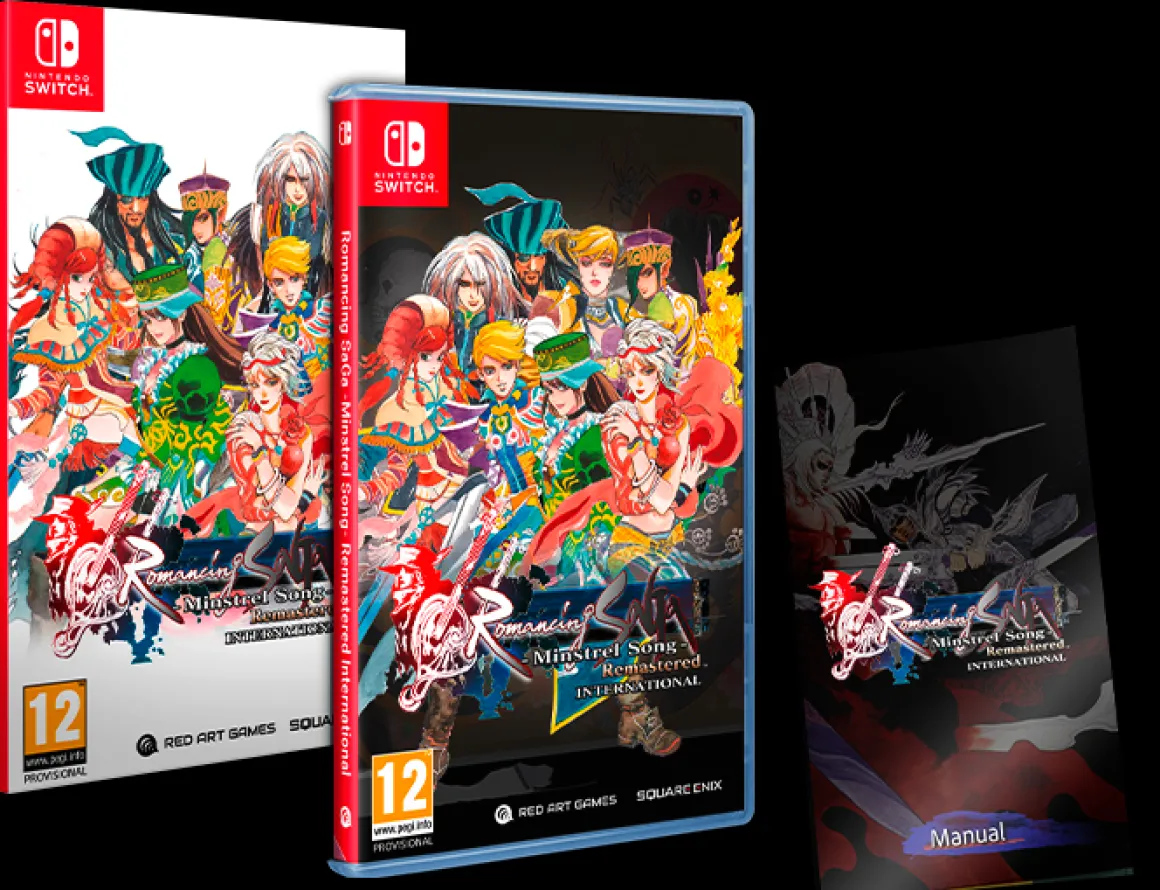 Romancing SaGa Minstrel Song Remastered International Nintendo Switch^Red Art Games Flash Sale