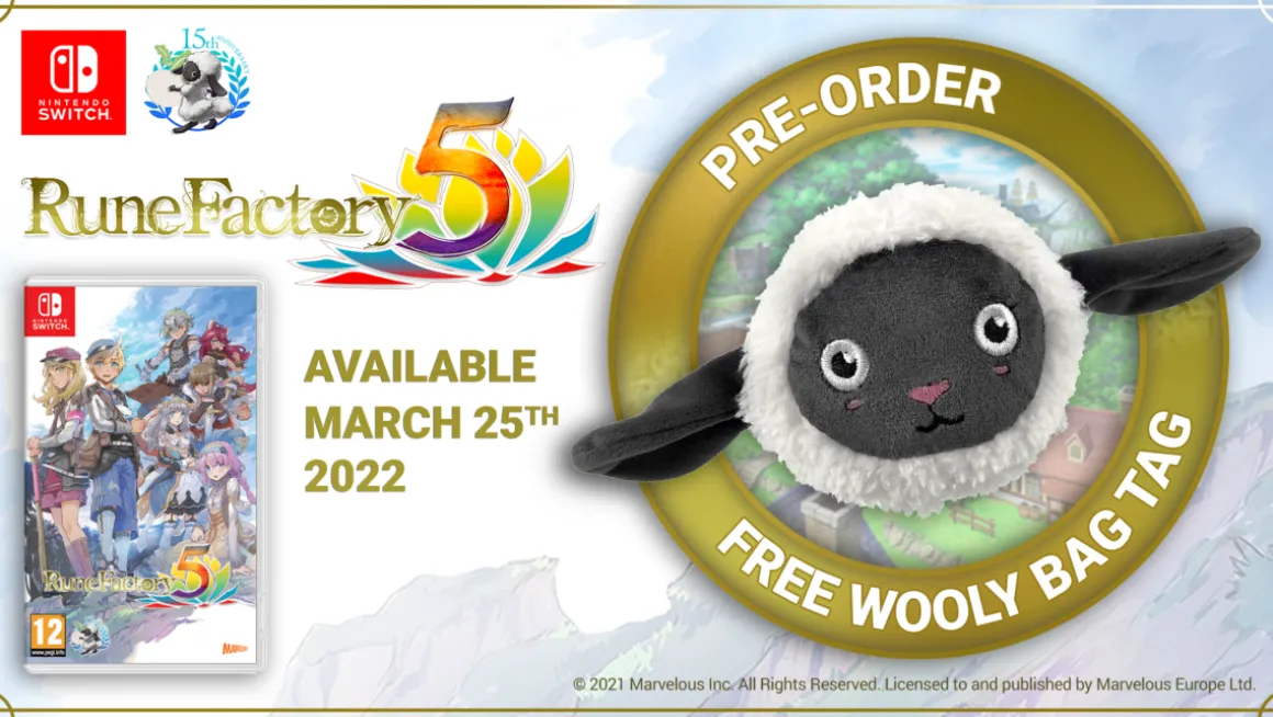Rune Factory 5 Limited Edition Nintendo SWITCH + Plushie Offerte^MARVELOUS New
