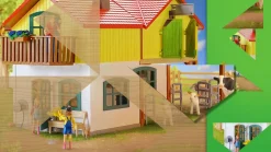 Schleich Puzzles FarmWorld Nintendo SWITCH^Wild River New
