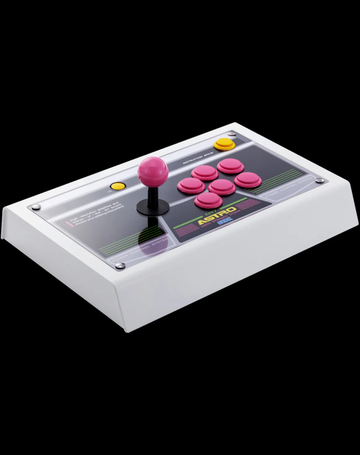 Astro City Arcade Stick - Boutons roses^SEGA Clearance