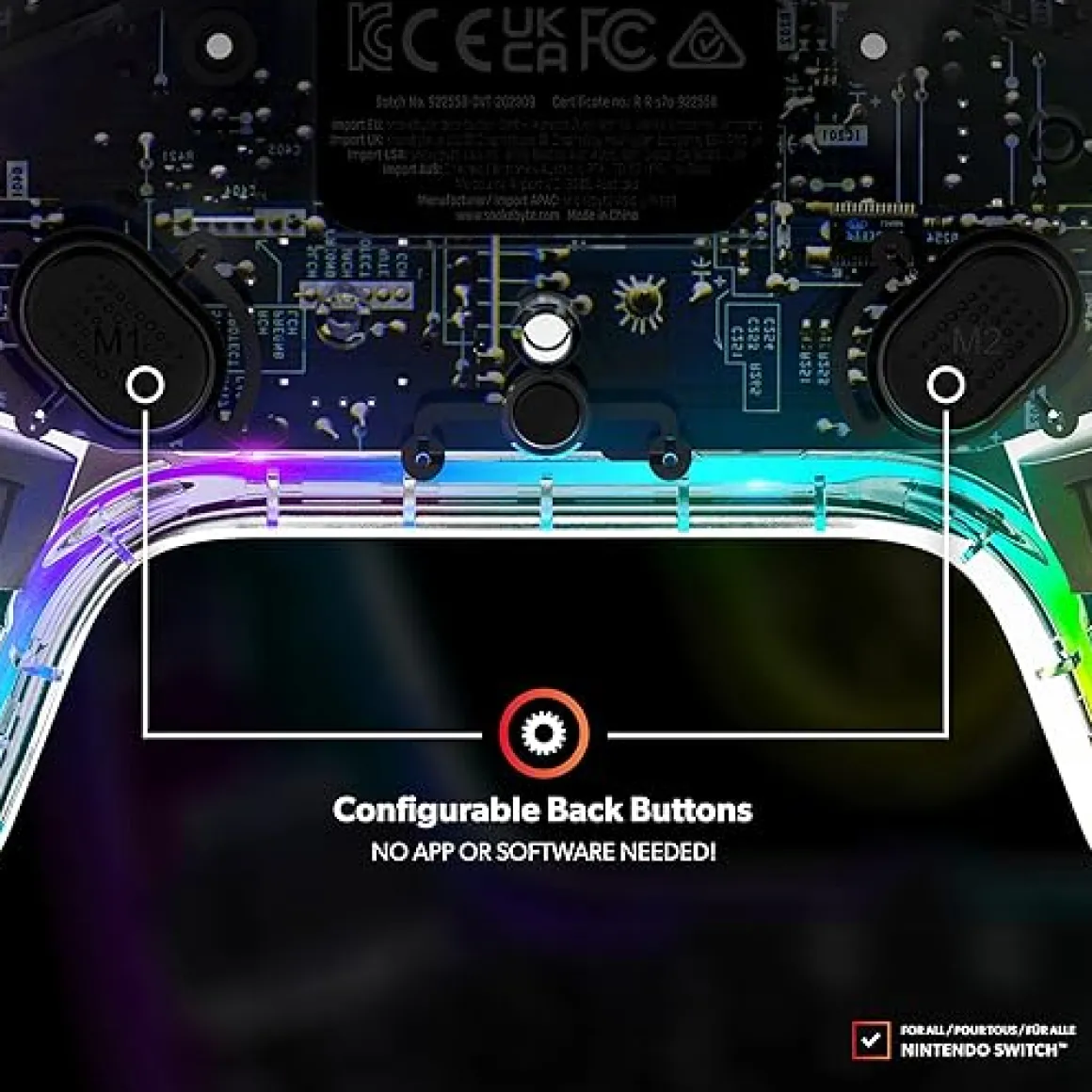 Game Pad S RGB - Nintendo Switch^Snakebyte Clearance