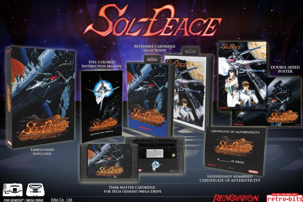 SOL-DEACE: Collector's Edition - Cartouche MEGA DRIVE / GENESIS^retro-bit Clearance