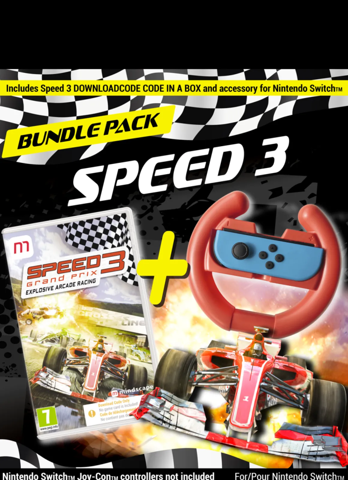Speed 3 Code CIAB + Volant Nintendo SWITCH^MINDSCAPE Best Sale