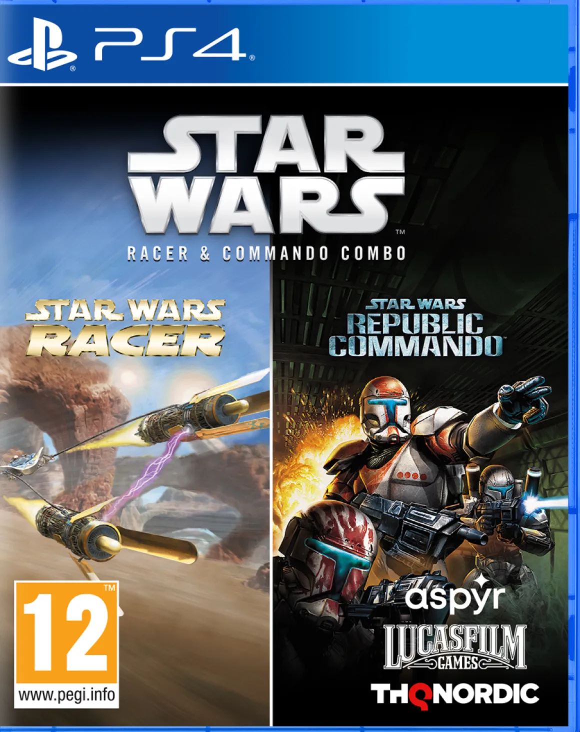 Star Wars Racer and Commando Combo PS4^THQ NORDIC GAMES Cheap