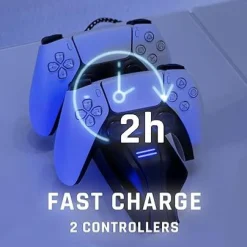 Station de charge PS5 Black Edition -^Snakebyte Fashion