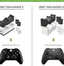 Station de charge XBOX Série X White Edition -^Snakebyte New