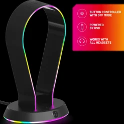 Light Up Headset & Stand Bundle (Support 2 en 1 Casque)^Stealth Best Sale
