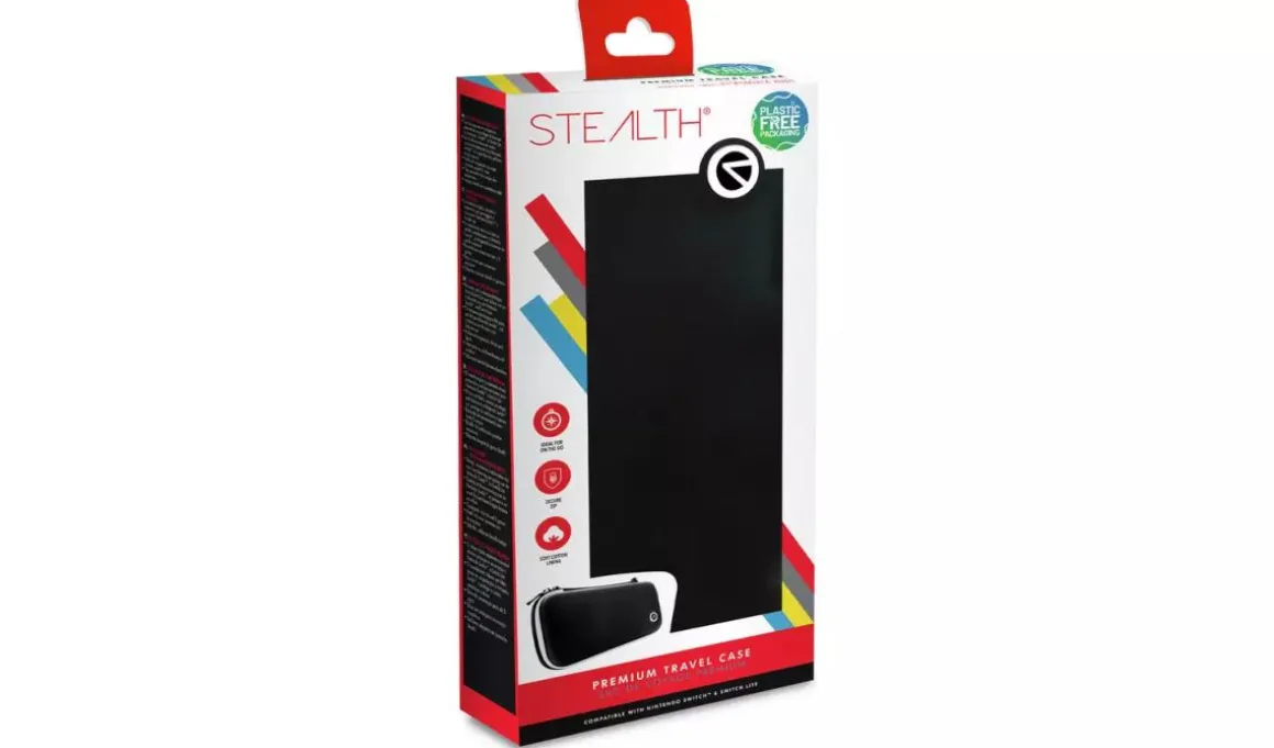 Premium Travel Case pour Nintendo Switch & Switch Lite - Black (Etui de voyage)^Stealth Fashion