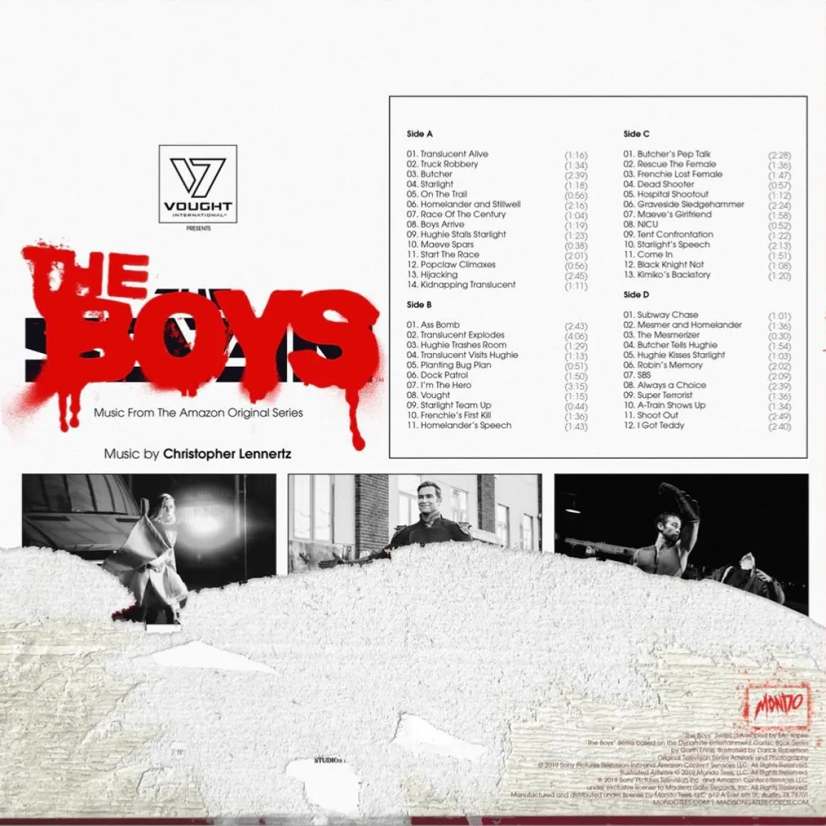 The Boys Music From The Amazon Original Series Vinyle - 2LP^MONDO Outlet