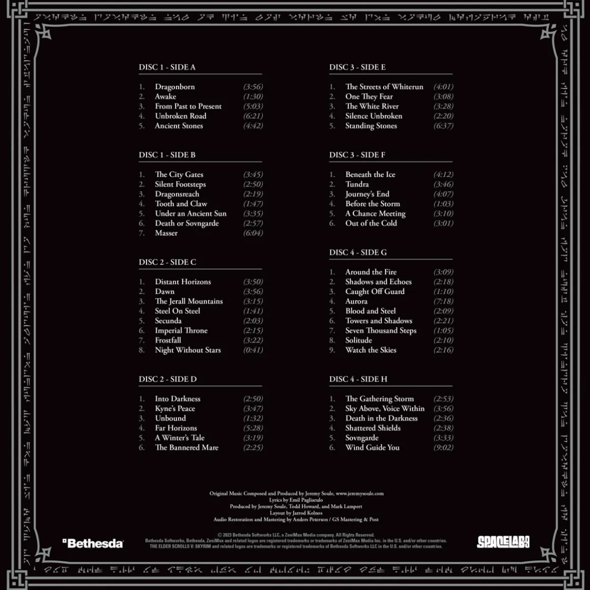 The Elder Scrolls V Skyrim Ultimate Gold Edition Vinyl Box Set - 4LP^SpaceLab9 Flash Sale