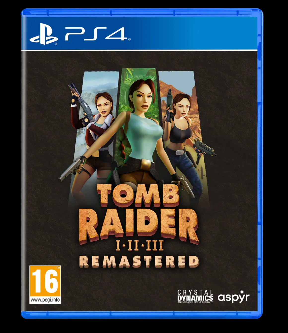 Tomb Raider I-III Remastered Starring Lara Croft PS4^Aspyr New