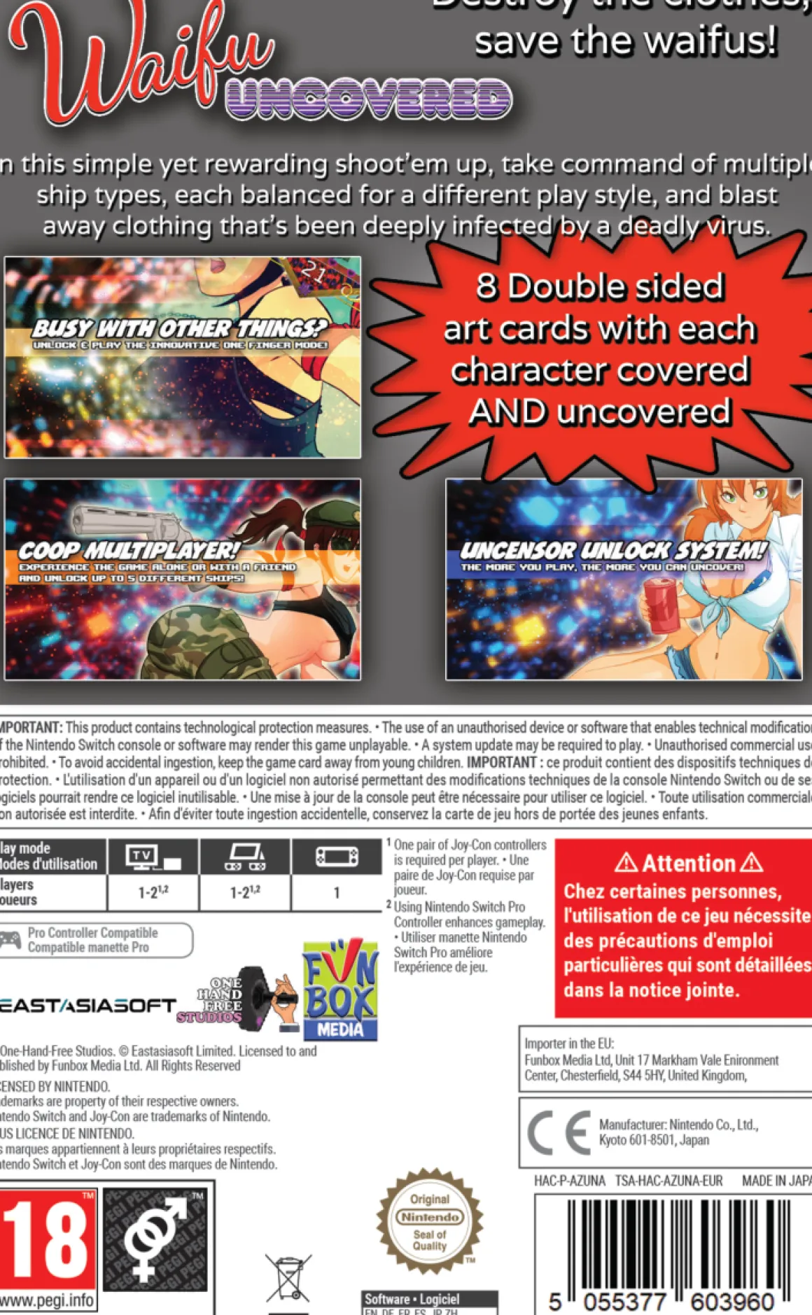 Waifu Uncovered Nintendo SWITCH^Funbox Clearance